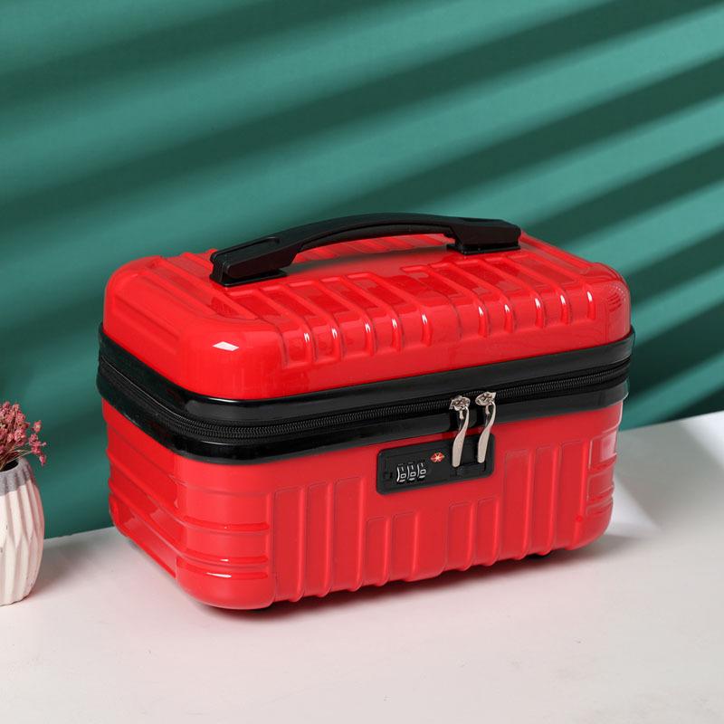 16 Zoll Reisekoffer Mini Hand-Make-up-Koffer Reise-Organizer Kosmetikbox Für Frauen Make-up-Koffer Passwortbox Bordgepäckkoffer