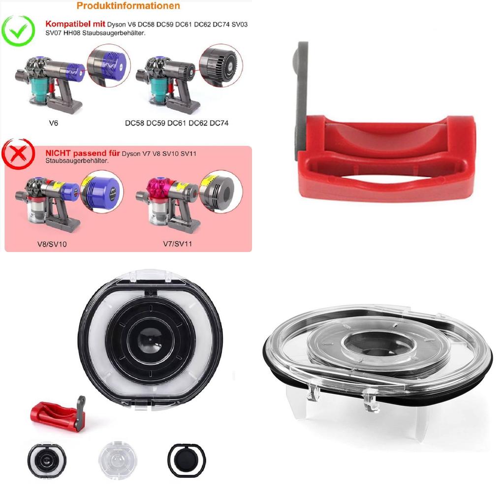 For Dyson V6 V7 V8 V10 V11 Vacuum Dust Bin Cover Seal Kit For Reliable Sealing And Durability