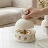 Resin Ramadan Aromatherapy Cup Architectural Style Crescent Aromatherapy Burner  Tea Table