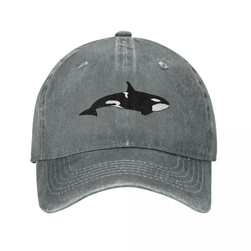 Kosatka (Orcinus orca) Kšiltovka Derby klobouk Designový klobouk Letní klobouk Sluneční klobouk Unisex Luxusní značka Dámský