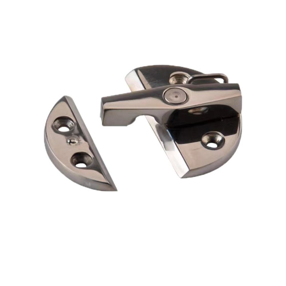 180 Degree Rotation Round Catch Lock Round Shape Marine Hardware Accessories  Marine Doors