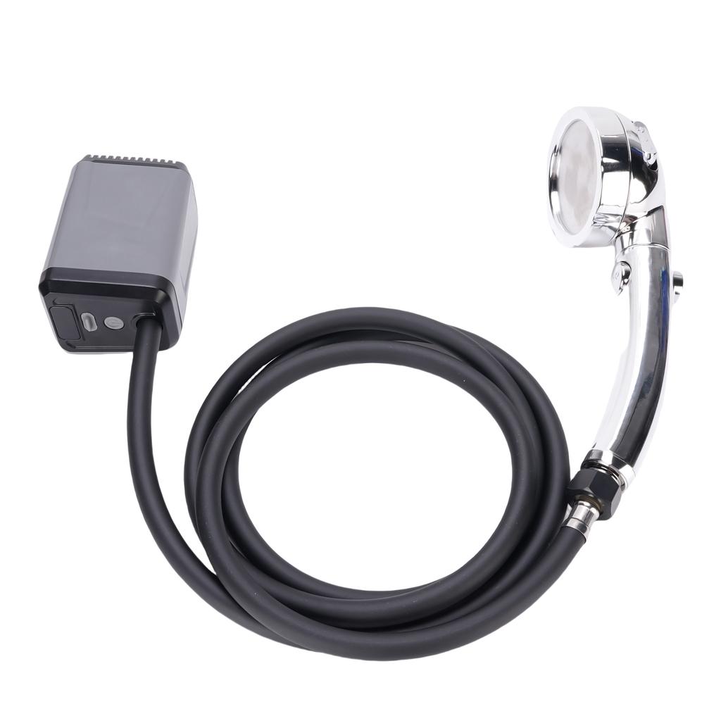 Portable Camping Shower Outdoor Electric Shower Pump USB Rechargeable Battery Powered Shower with Display Screen