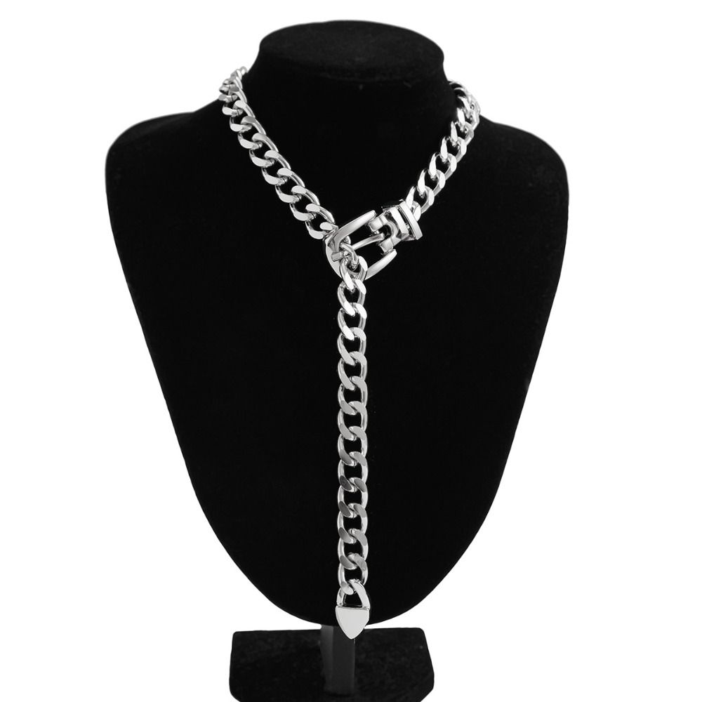 Accessories Exaggerated Metal Chain Necklace Jewelry Clavicle Chain  Street Wear