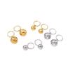 European 18K Gold-Plated Titanium Steel Geometric Earrings - Versatile Luxury Drop Earrings for Women