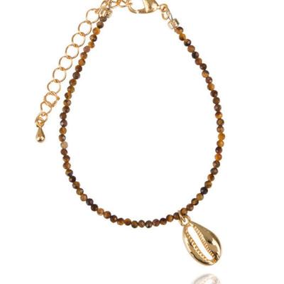 AUGUST ALICE Hoanseok Gemstone Shell Bracelet
