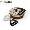5/10Pcs Meetee 15-38mm Metal Buckle Bag Strap Adjust Buckles Webbing Belt Connector Clasp Pet Collar Hook Hardware Accessories