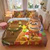 3Pcs Christmas Joyful Celebration Bedding Sets For All Sizes New 3D Printed Bed Cover Comforter Duvet Cover Pillowcase Bedroom Decoration