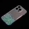 For iPhone 16 Pro Case Sparkle Sequins Luminous Epoxy TPU Phone Cover