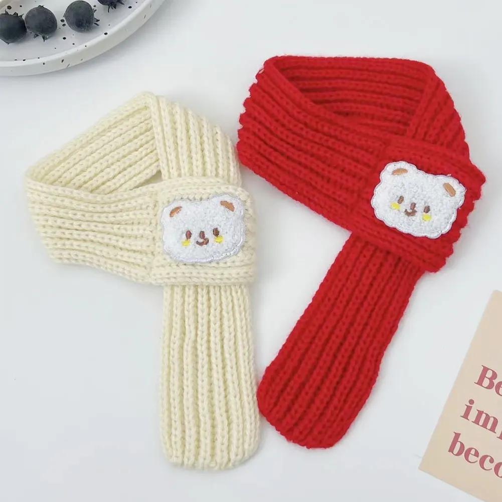 Poodle Yorkshire Scarves Mascotas Products Winter Warm Puppy Dog Cat Scarf Christmas Cute Pet Accessories for Small Medium Dogs