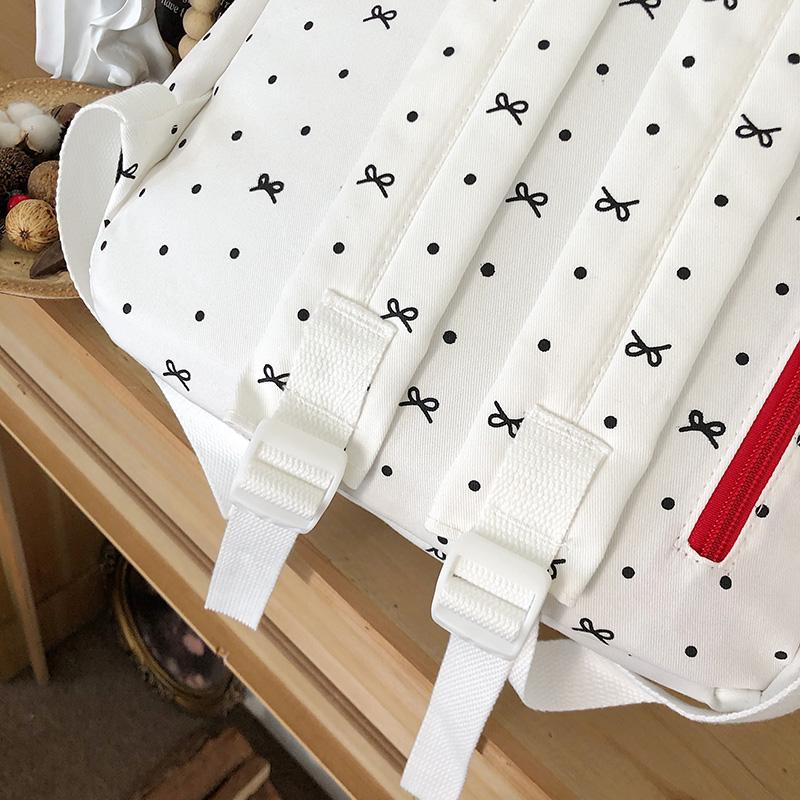 Printed Backpack Junior High School Student Lightweight Schoolbag Women's Travel Large Capacity Backpack