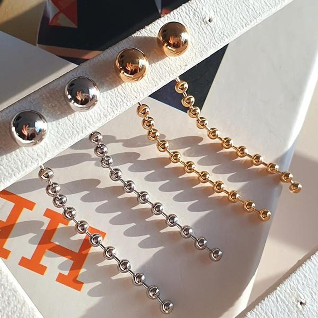 Damers Dagliga Accessoar Sari Bolbol Långa Långa Örhängen