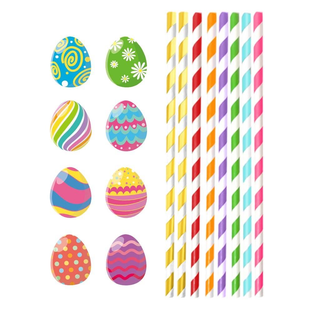 Decor Easter Egg Supplies Set For Party Venue Decoration And Plugin Cake