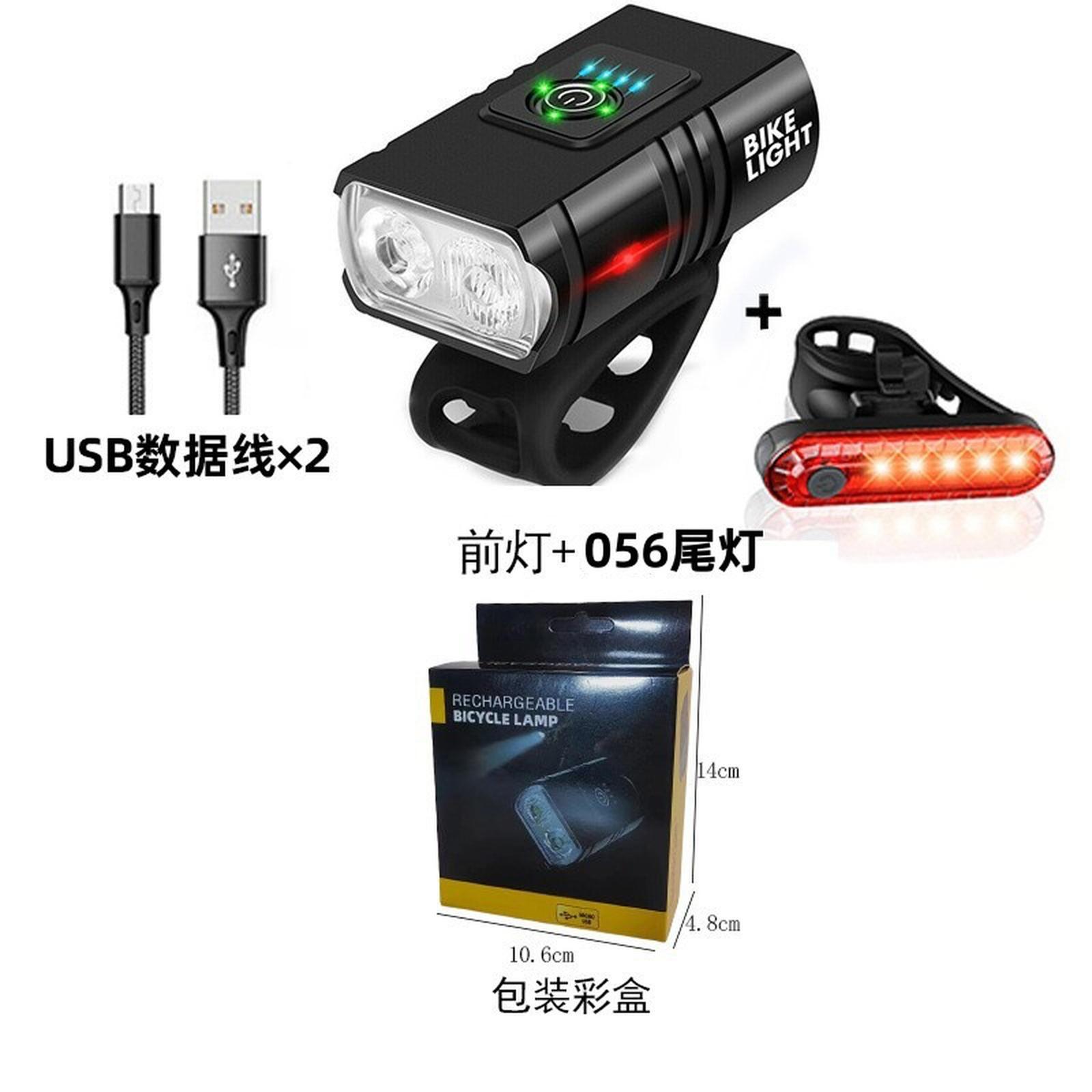 

Комплект велосипедных фонарей из алюминиевого сплава, яркая передняя фара и задний фонарь для дорожных/горных велосипедов One Size