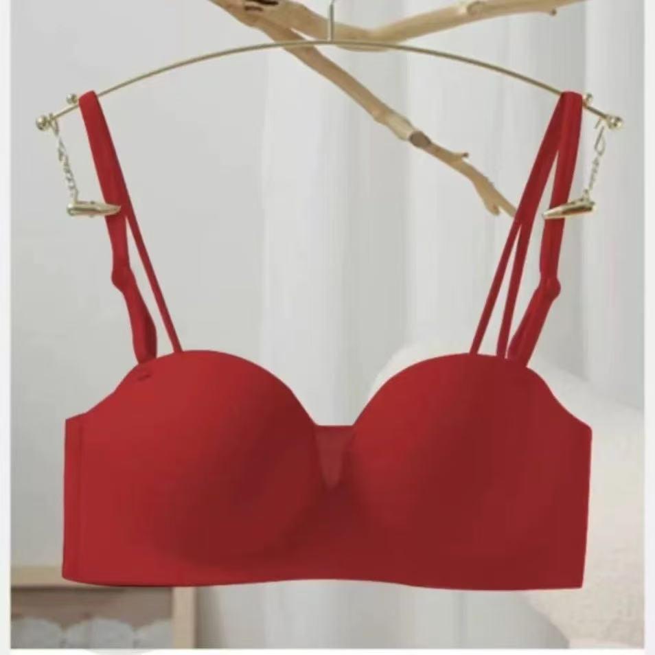 Hot Selling Strapless Push-Up Bra for Small Bust - Wire-Free, Lift & Shape, Anti-Slip, Beautiful Back Design