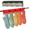 2/4PCS Hanging Rod Sock Rack, Clothes Hanger Suitable For Drying Socks, Towels, Underwear And Other Small Clothing Items