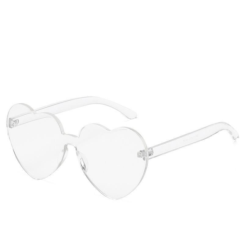1 Pcs Trendy Heart Sunglasses Women Sun Glasses Retro Love Heart Shaped Glasses Ladies Shopping Sunglass