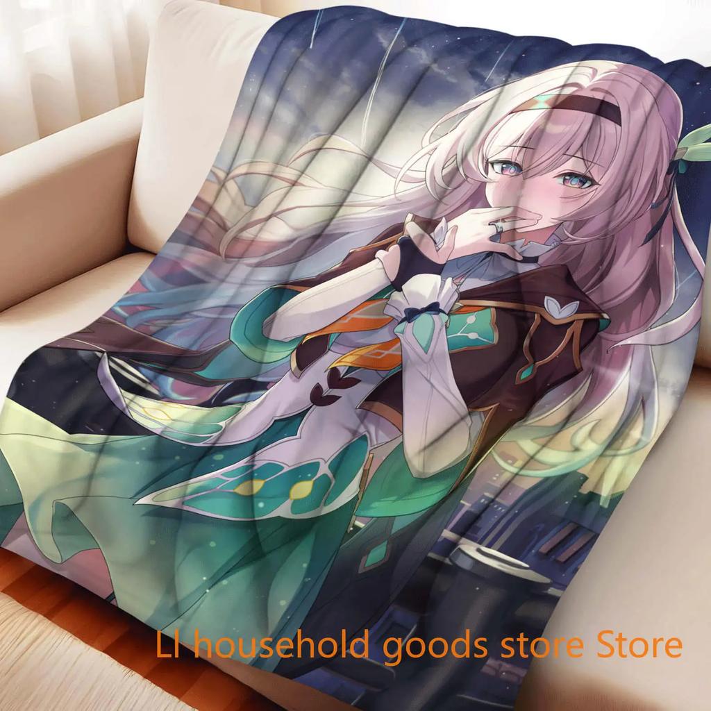 Ultra Soft Anime Flannel Throw Blanket for Cozy Relaxation Perfect for Watching TV or Sleeping