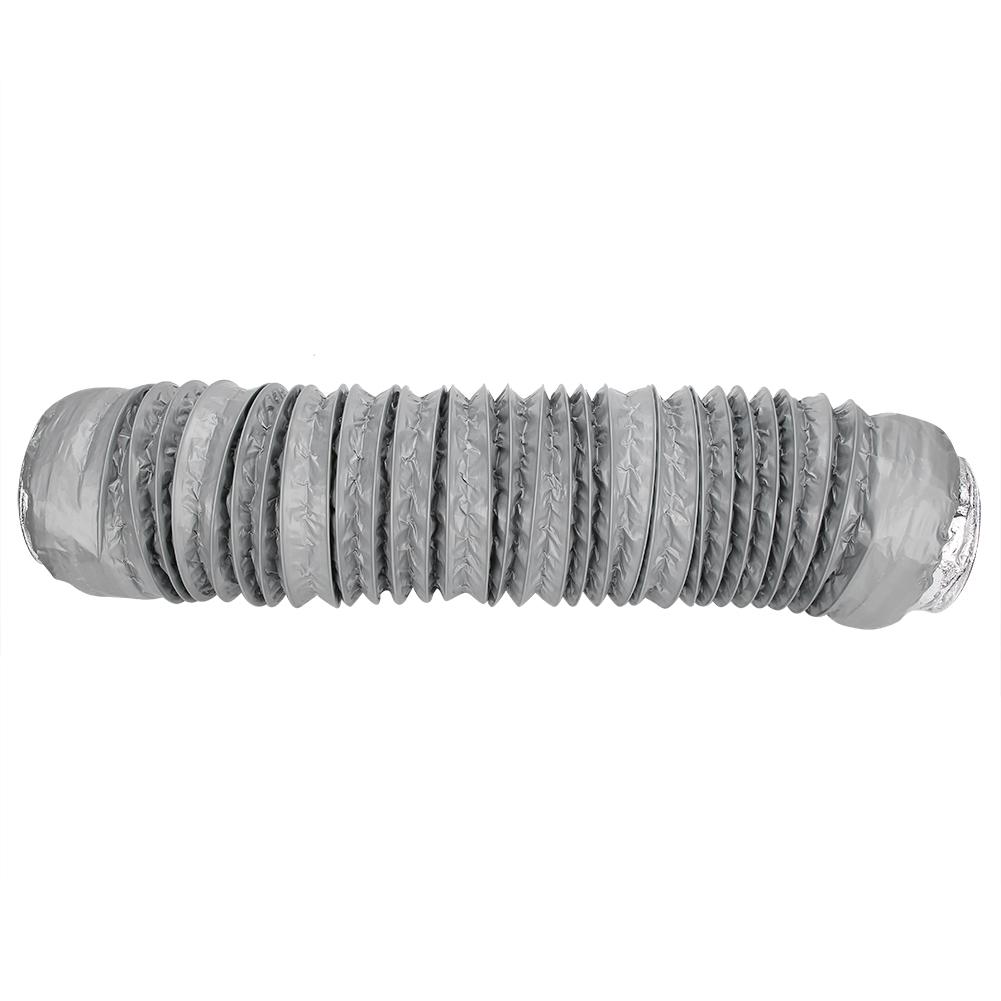 1m Aluminum Foil Flexible Ducting Exhaust Hose Kitchen Ventilation Insulation Noise Reduction