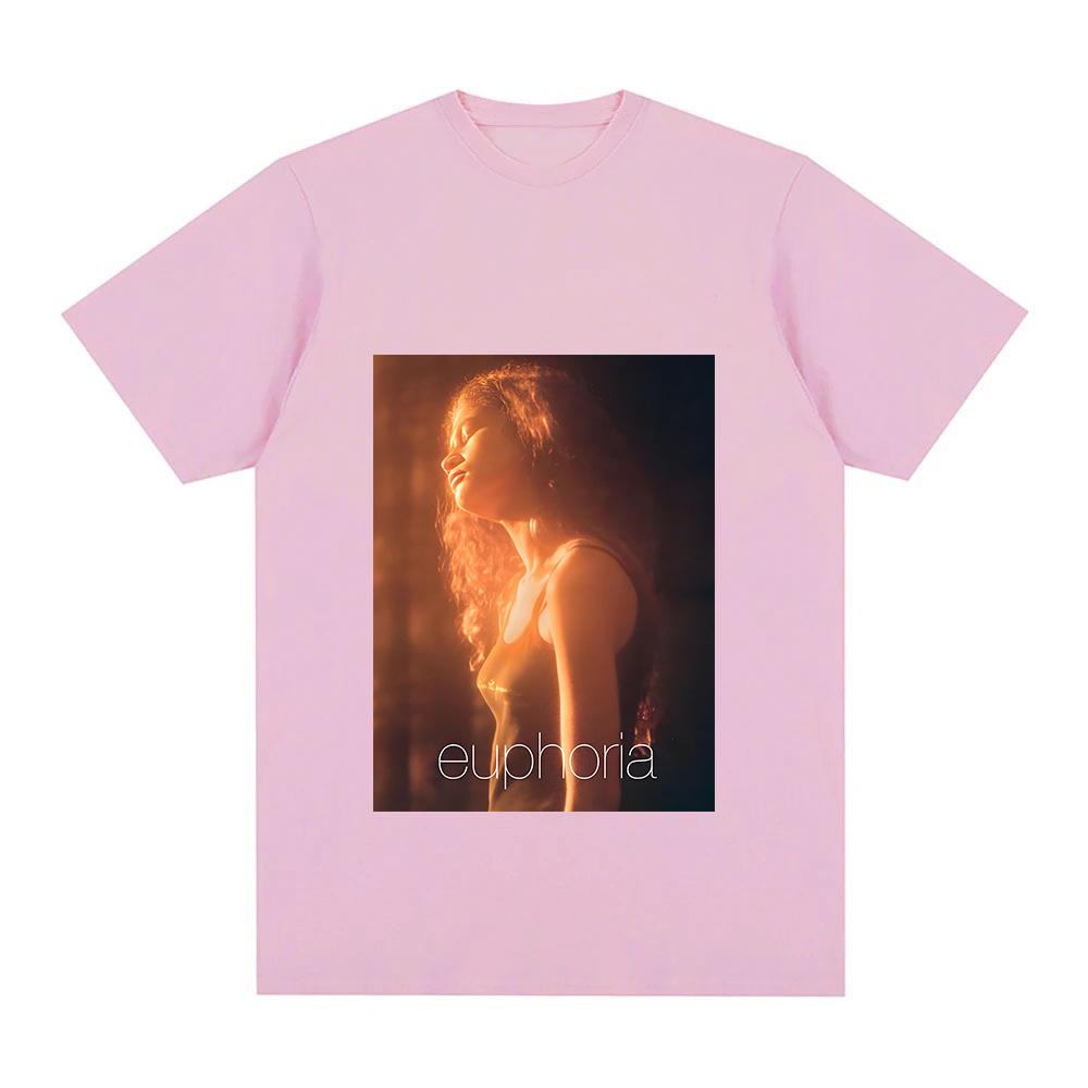 Euphoria Season T-Shirt Casual Round Neck Graphic Tee-shirt Roupas Femininas High Quality 100%Cotton Clothing Unisex Tees Anime T-shirt Summer Tops