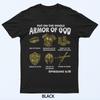 Put On the Whole Armor of God Camouflage Christian Faith T-Shirt
