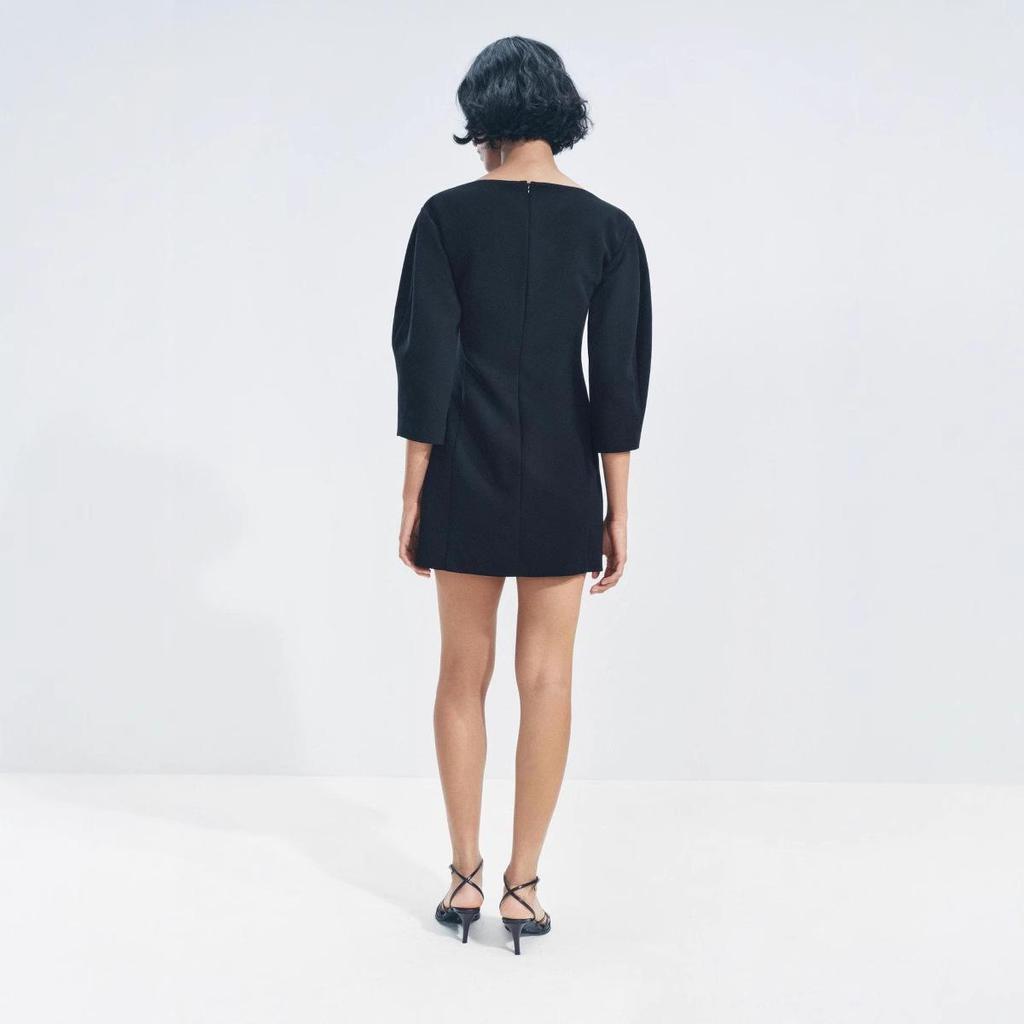 2024 Autumn Women's European & American French-Style High-End Little Black Dress for Daily Commute