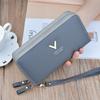 Women Wallets Double Zipper Long Large Capacity Female Purses Phone Pocket Card Holder Cartera Mujer