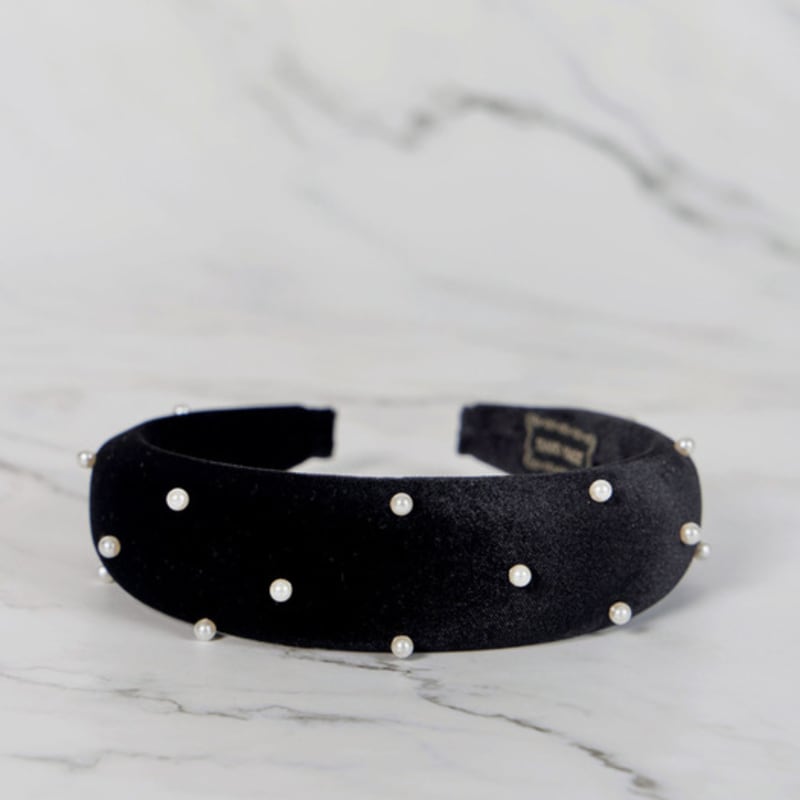 LALA Pearl Velvet Hairband