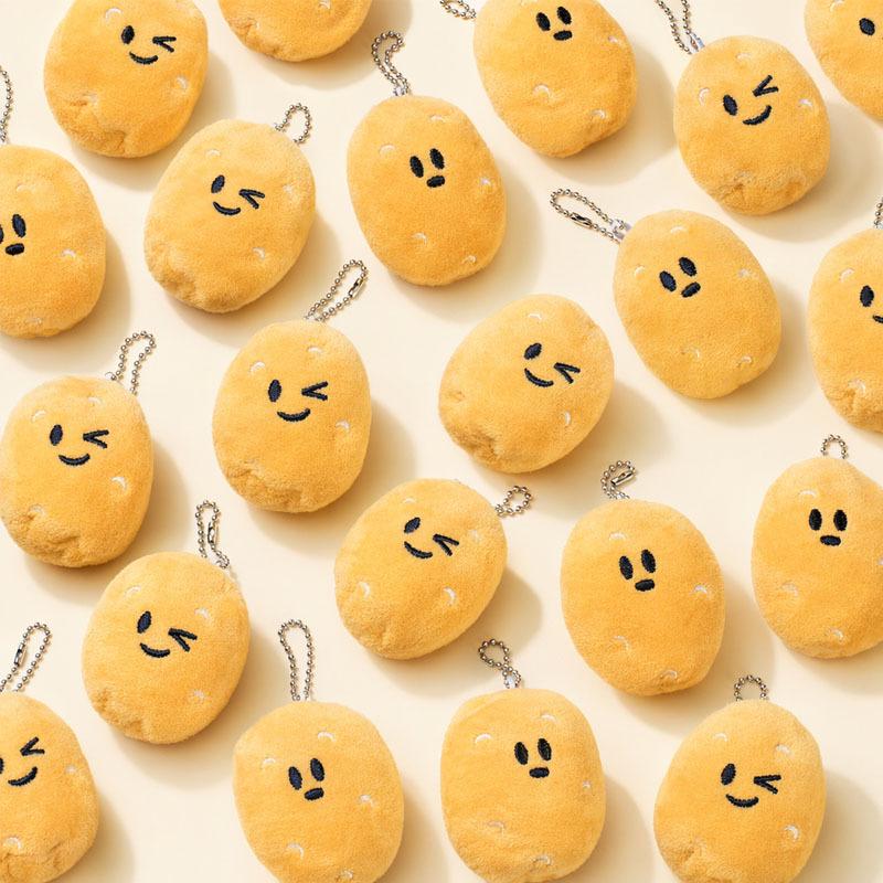 Mini Potato Doll Plush Keychain: Cute & Creative Stress-Relief Accessory
