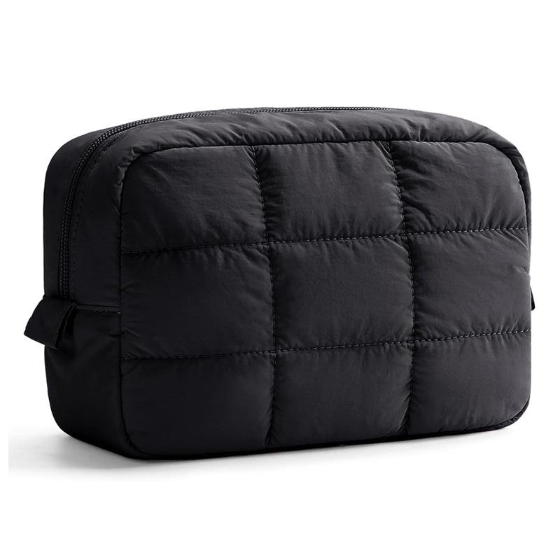 Multi-functional Lightweight Travel Makeup Bag with Large Capacity and Multi-layer Compartments