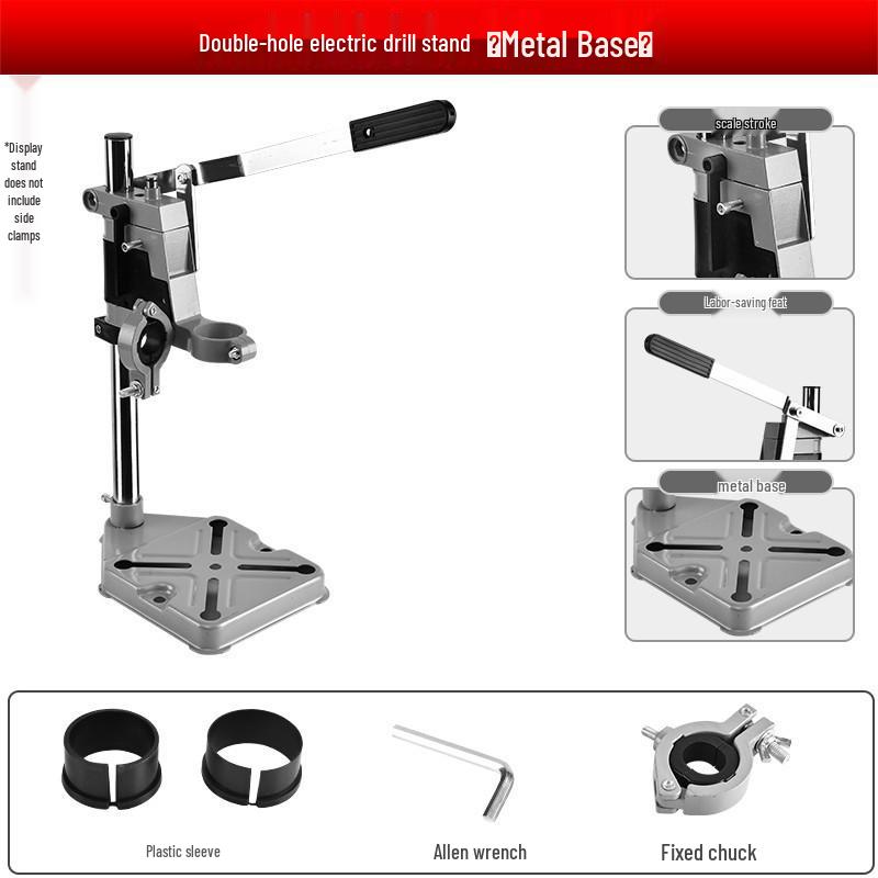 Multifunctional Electric Drill Stand: Handheld To Bench Mini Pistol Drill & Micro Punching Tool for Household Use