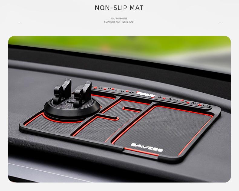 B-28 4v1 Aromaterapeutická protiskluzová podložka na telefon do auta