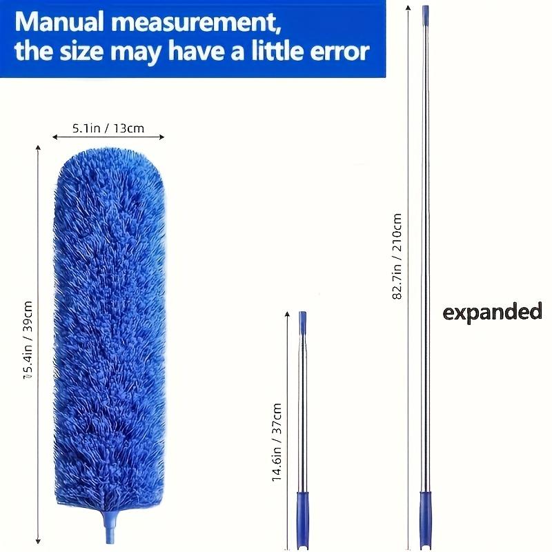 Telescopic Multifunctional Cleaning Tool, Drainage Groove Debris Remover & Ceiling Fan Feather Duster Brush