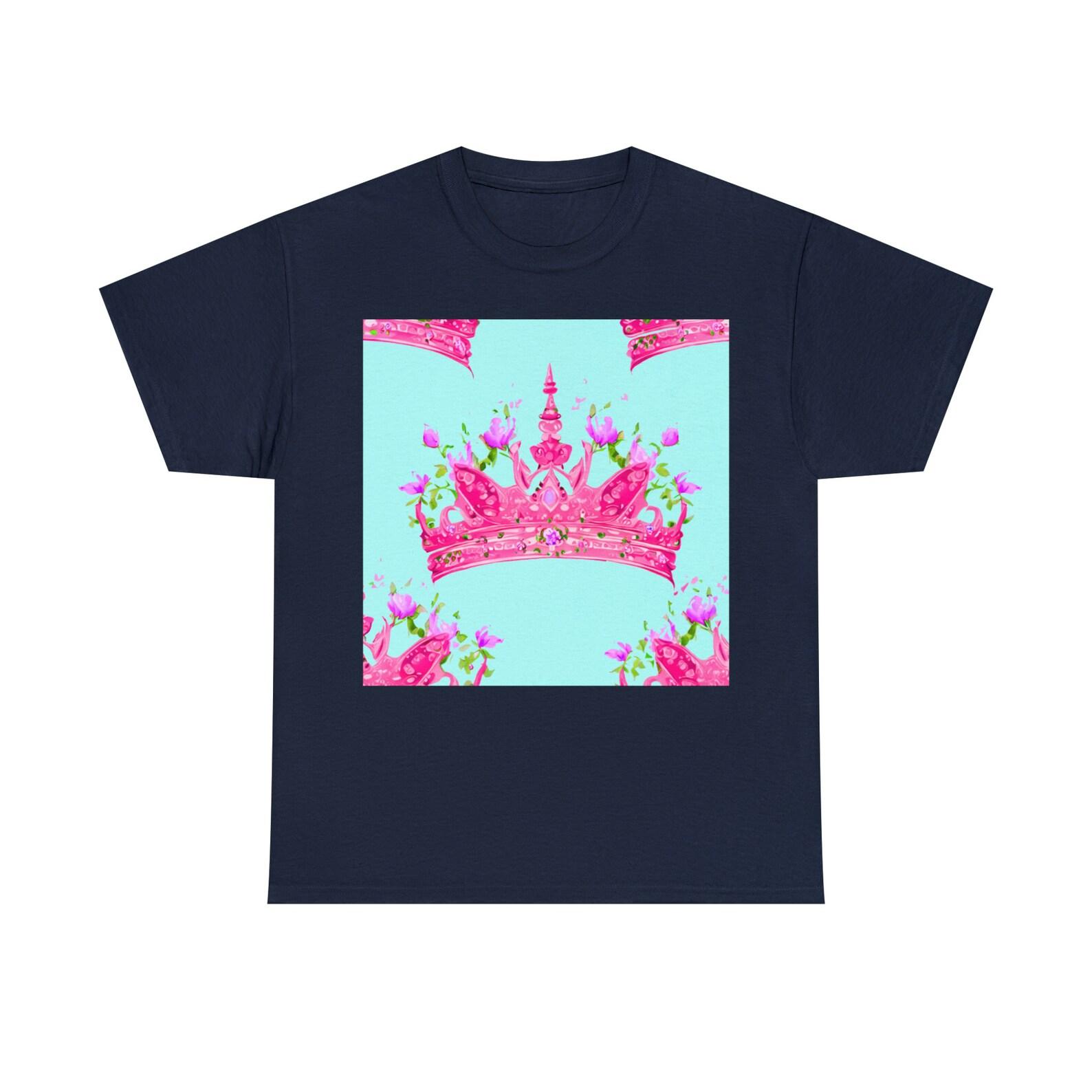 Pink Crown Cotton Tee 140