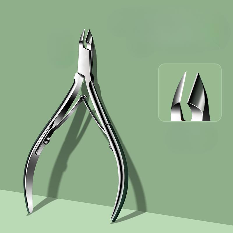 

1 шт. Профессиональный инструмент для ухода за ногтями, удаления кутикулы, подстригания, кусачки для ногтей, кусачки для ногтей на ногах для маникюрного искусства и инструмент для ухода за ногтями 1PC серебряный