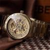 European-american Style Men's Fashion Casual Hollow Machine Vintage Bronze Automatic Mechanical Watch