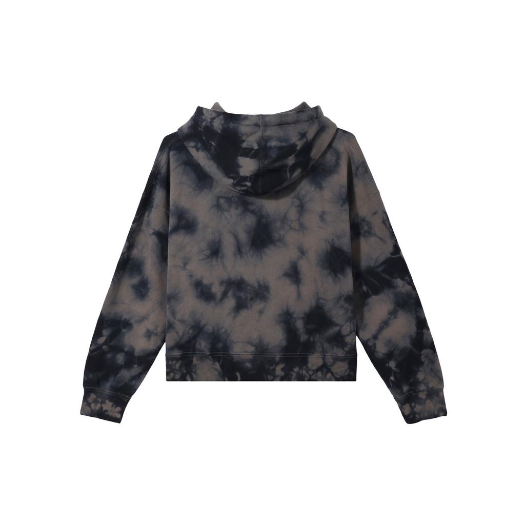 Jordan Heritage Tie-Dye Fleece-Lined Hoodie Women Tops Olive-Gray DM5239-040