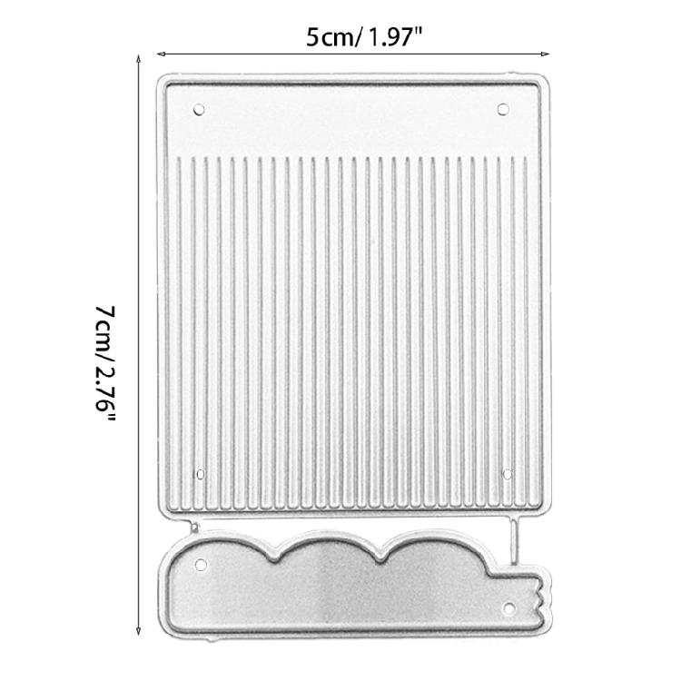 Präge-Stanzteile aus Kohlenstoffstahl für Geburtstagskarten-Basteln DIY Scrapbooking-Alben