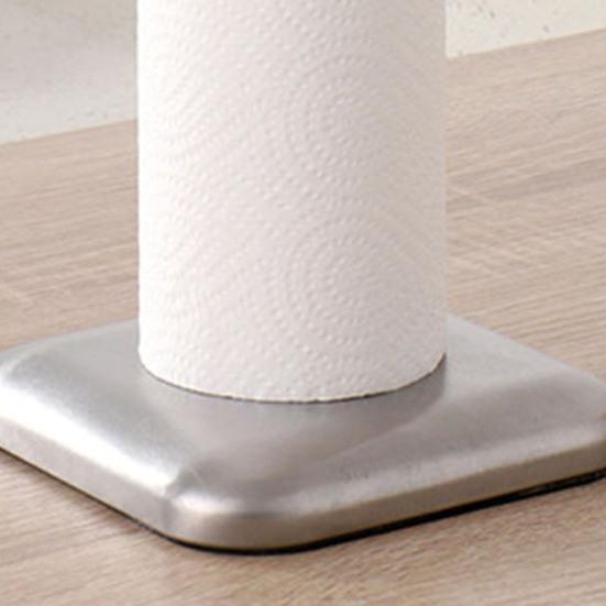 Countertop Paper Towel Holder with Stable Base Polished Surface Rustproof Paper Towel Roll Holder for Bathroom Kitchen