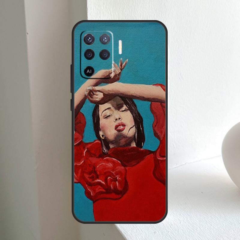 Rosalia For OPPO A6 A5 Pro A15 A17 A77 A16 A76 A96 A18 A38 A58 A78 A98 A54 A74 A94 A40 A60 A80 Case