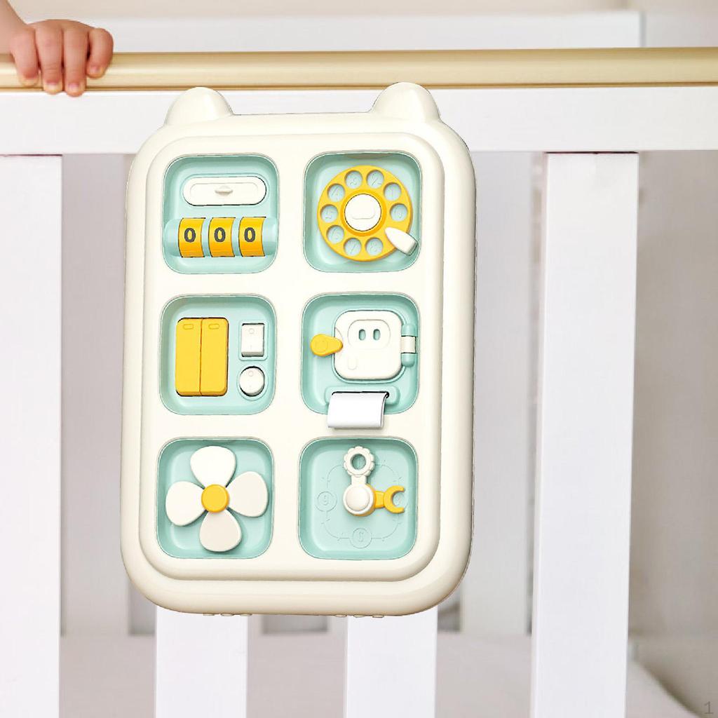 Activity Board for Toddlers, Sensory Learning Tool Ages 2 To 5