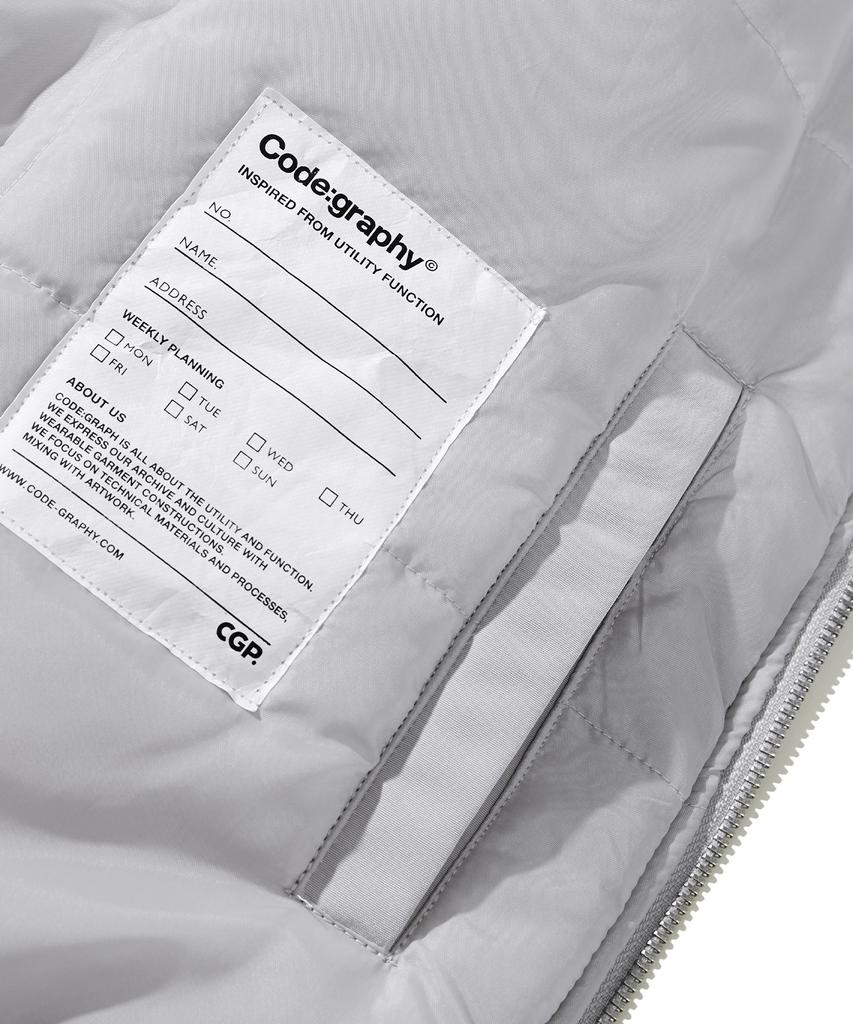 Cgp [Padding Ver.] 2-Way Utility Ma-1 Jacket_Grey