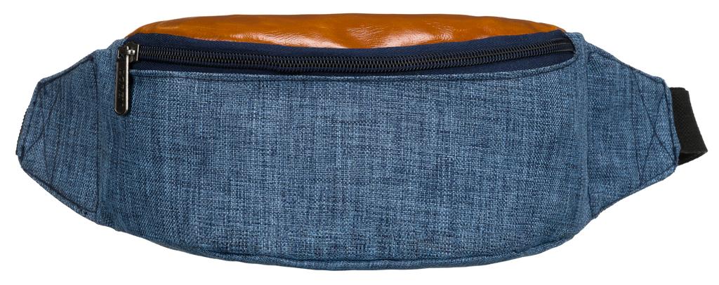WB05A-NAVY/BROWN Waist Bag