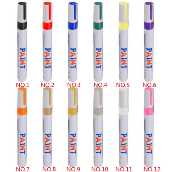 Marcator de ulei universal, rezistent la apă, pentru vopsea permanentă, pentru anvelope auto, desen artistic