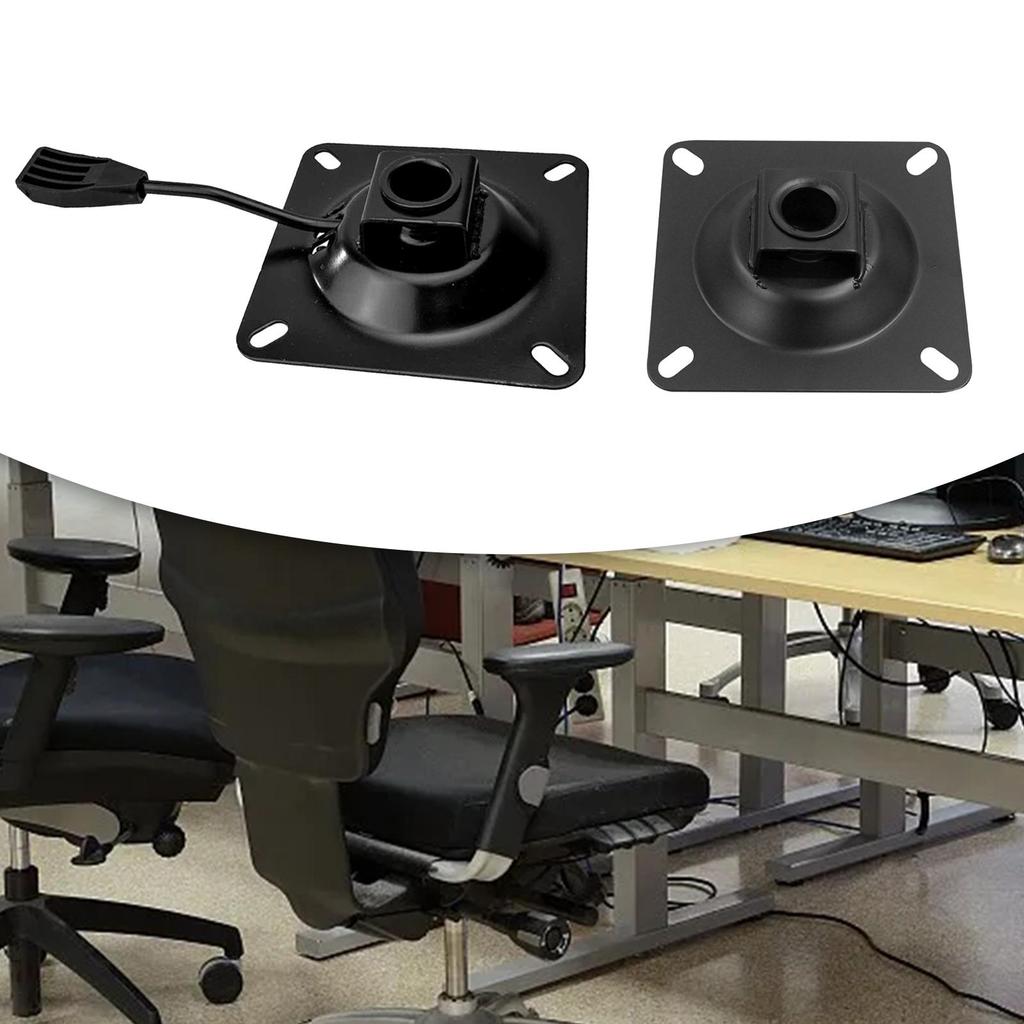 Swivel Plate for Bar Stool Chair Heavy Duty Base Replacement for Office Chair Gaming Chair Salon Chair