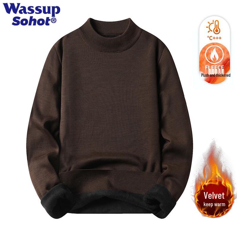 Wassup Sohot Japanese-Style Oversized Mock Neck Sweater