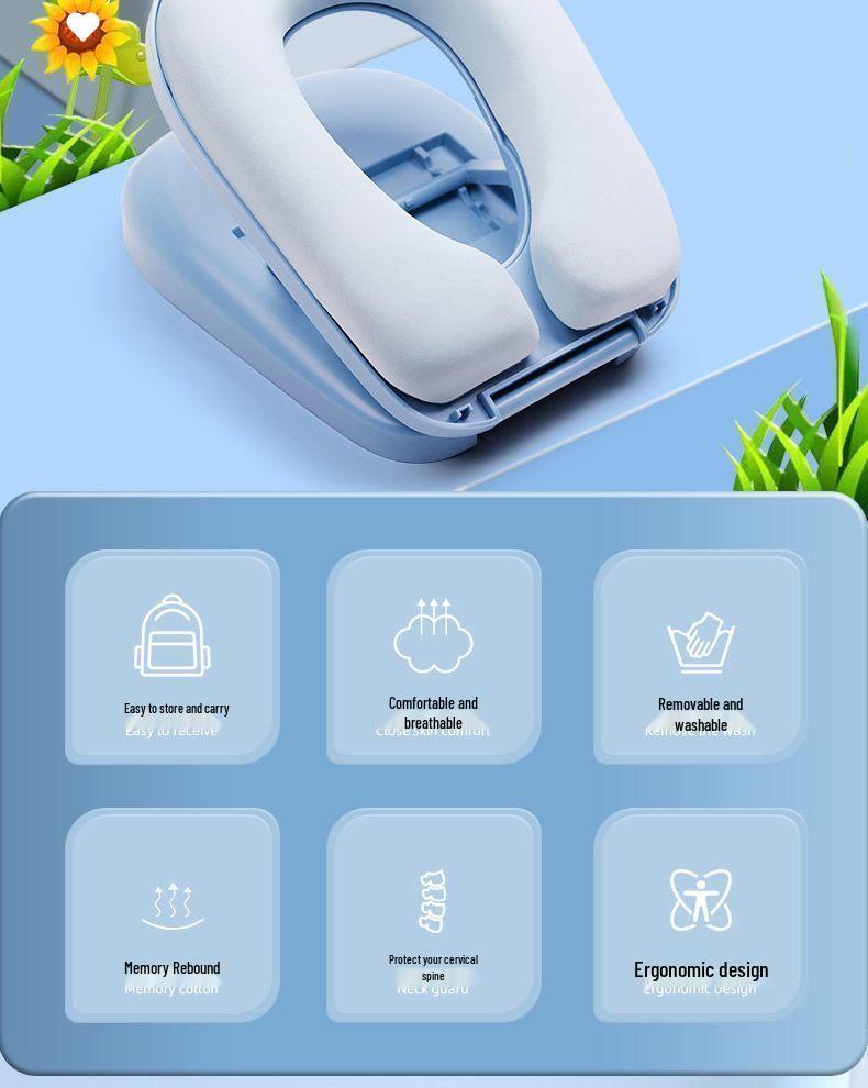 Foldable Summer Nap Pillow for Desk and Office