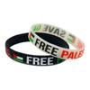 Free Palestine Silicone Wrist Band  Bracelet Palestinian Flag Plo Parade Gaza
