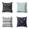 Ethnic Style Colorful Boho Polyester Pillowcase Car Decoration Home Printed Waist Pillowcase