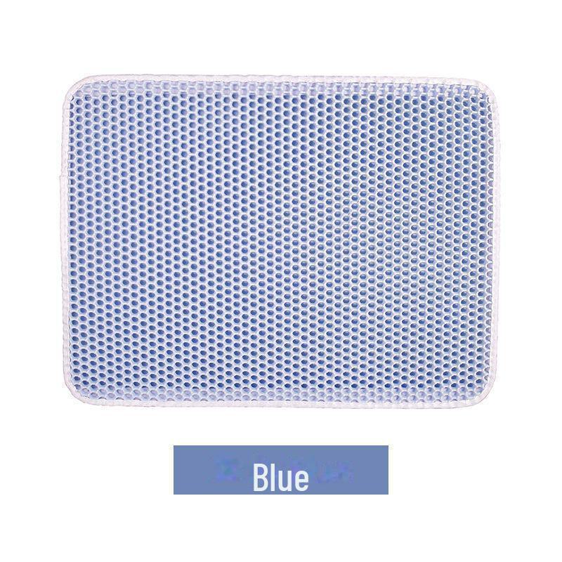 Waschbare, rutschfeste doppellagige EVA-Katzenstreumatte – Spritzwassergeschützte Katzenscheuermatte für Katzentoiletten