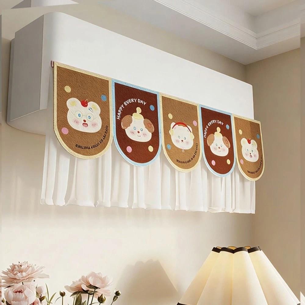 Anti-Direct Blowing AC Wind Deflector Curtain Self-Adhesive Air Outlet Cover  Bedroom